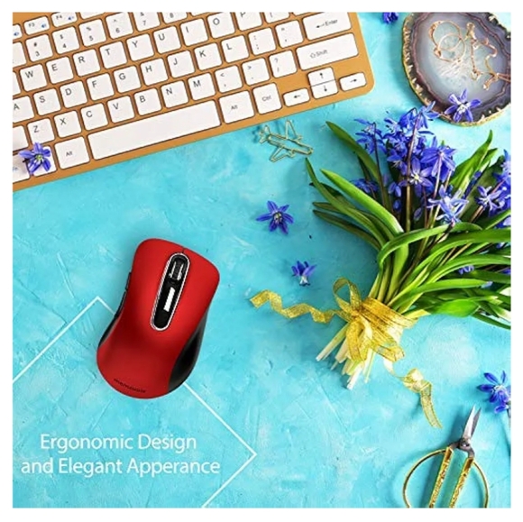WIRELESS MOUSE, RED - Picture 6 of 10